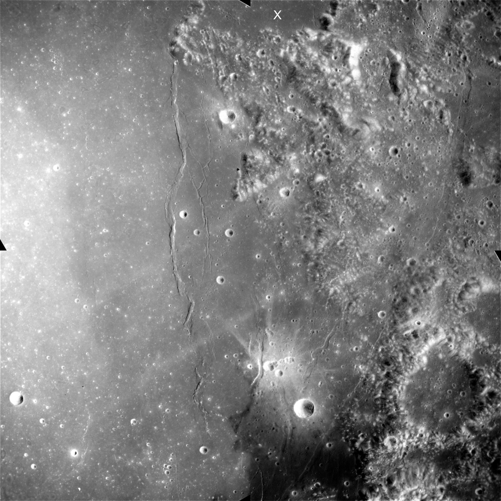 Apollo 15, Metric Camera Image, Frame ID AS15-M-0394