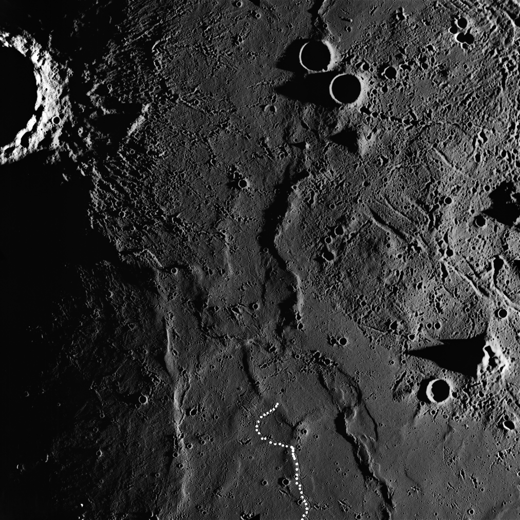 Annotated Timocharis Crater/Mare Imbrium