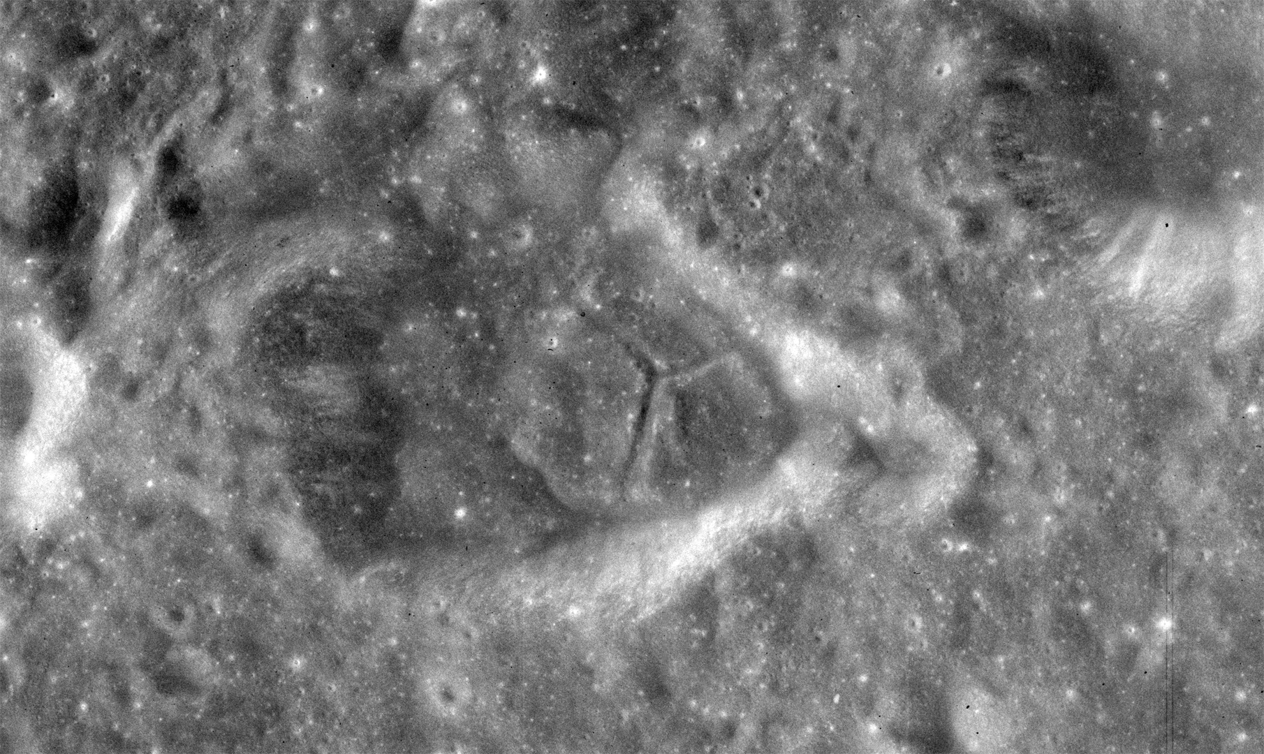 Apollo Metric image (frame ID AS15-M-2103)