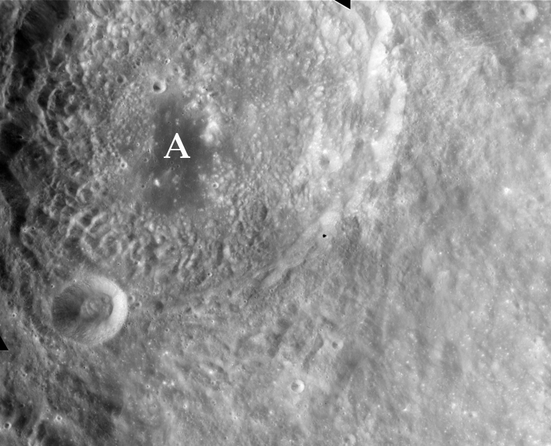 Apollo Metric image (frame ID AS15-M-0317) AS15-M-0317 Langemak crater.
